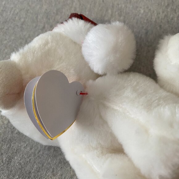 NWT Ty Original Beanie Babies Oslo the Christmas Polar Bear 6" 2019 - Picture 10 of 13